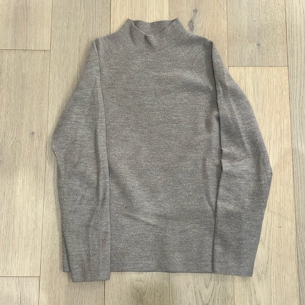 Cos Ivory Half Turtleneck Sweater - L